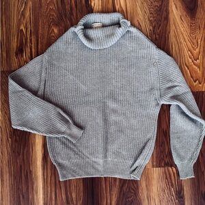 Vintage Lorenzo Magni Wool Turtleneck Knit Sweater Made in Italy